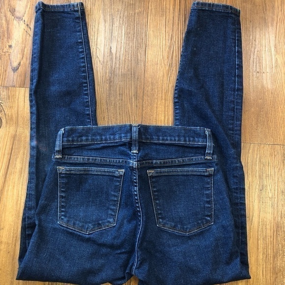 𝅺j. Crew Toothpick 8” Rise Jeans Size 27 - Picture 9 of 14